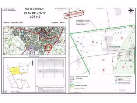 terrain 1 339 m² lunel