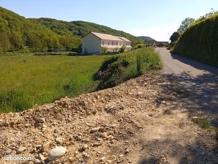 superbe terrain constructible 801 m² veyssilieu (38460) cadre privilégié