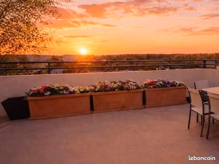castelnau-le-lez – duplex au calme absolu – dernier étage – terrasse exceptionnelle avec v