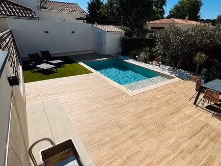 maison 98 m2 - piscine  terrasse  cuisine d'été - lotissement calme et résidentiel - expos