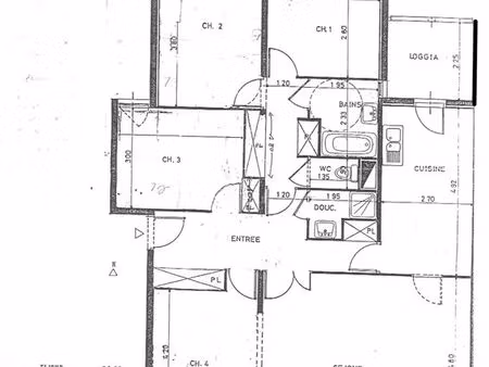 5 pieces  110 m2  boutonnet- ste odile