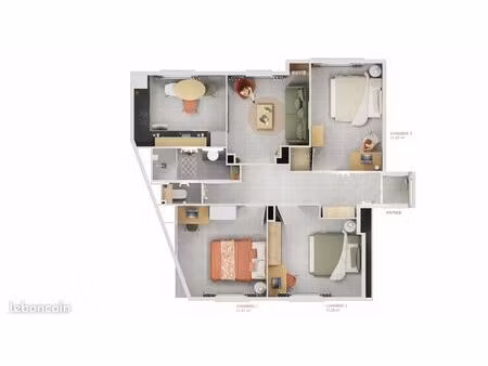 appartement proche campus et école polytechnique à saint martin d’hères