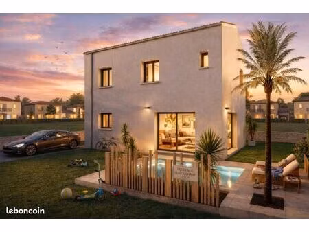 maison contemporaine 90 m² avec terrain 400 m² à saint-jean-de-védas centre  proche écoles