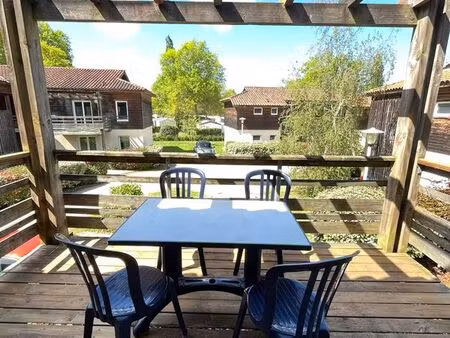 charmant appartement t2 avec balcon et piscine à aureilhan