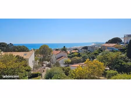 maison mitoyenne quartier mont saint clair versant sud avec vue mer panoramique