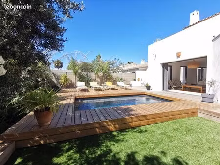 ? villa contemporaine à 100 m de la mer – carnon-plage (carnon-est)