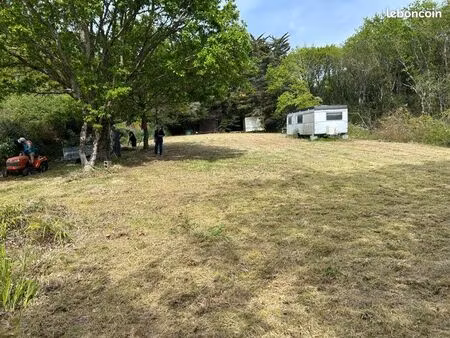 terrain de loisirs 1500m2 quimiac proche plage
