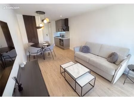 studio 24m² meublé - terrasse  parking privé et internet inclus