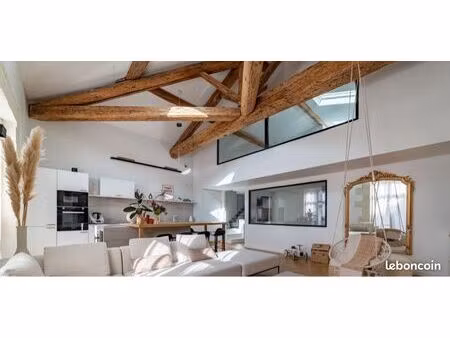 magnifique duplexe comme une maison en centre ville - unique à montpellier