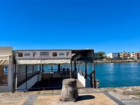 le grau d’agde saison été 2026  à louer local restaurant –emplacement n°1 sur le quai meri