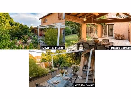 maison 119 m² avec jardin arboré et terrasses
