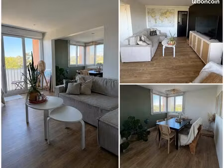 appartement 65 m² refait à neuf – expo sud – parking  garage et balcon