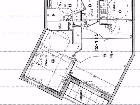 appartement 45 m2 t2