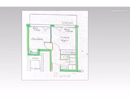 studio 19m² à grenoble