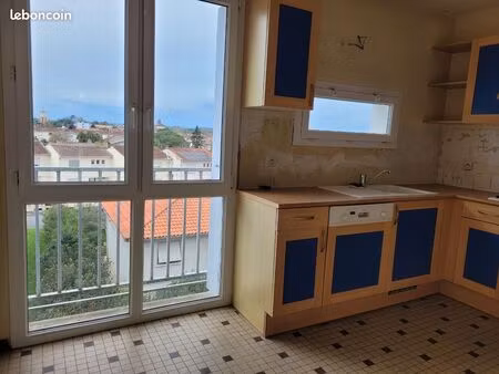 appartement 2 chambres avec grand balcon