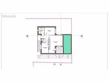 appartement 3 pièces 64 m²