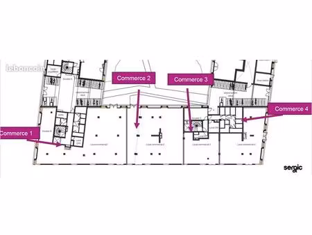 local commercial 653 m²