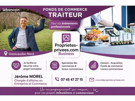 fonds de commerce traiteur 100 m²