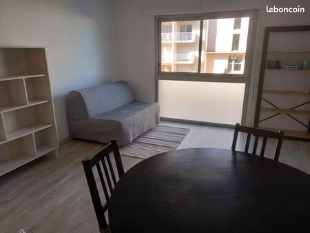 appartement meublé 37m2 t1 bis résidence oxford