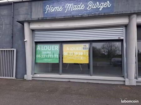 a louer : local commercial amilly 350 m² - 1000 euros/mois