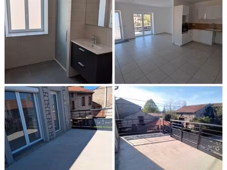 appartement t4 neuf lumineux spacieux et meublé avec balcon