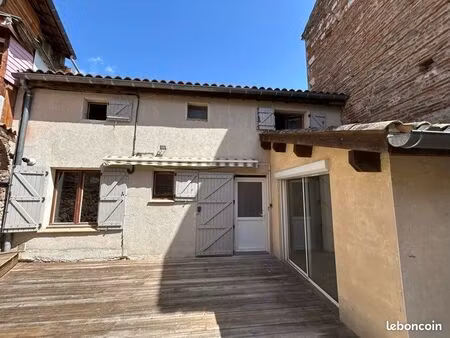 maison t3 avec jardin et terrasse – centre agen – climatisation