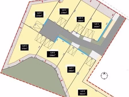 terrain 273 m² saint barthelemy d anjou