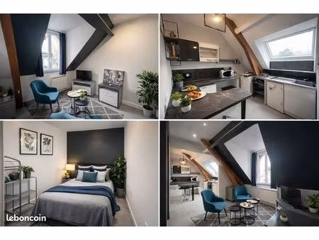 2pièces meublées olivet/st pryvé cour parking