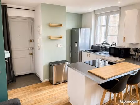 t2 43m² rénové - lumineux - angers centre + cave