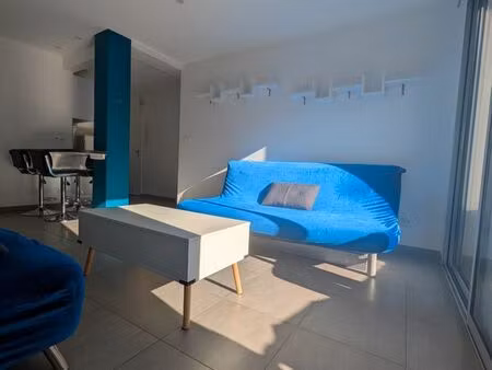 coup de coeur - appart rénové  45m2  expo s/se  qq pas c-ville  garage  cave  balcon. res 