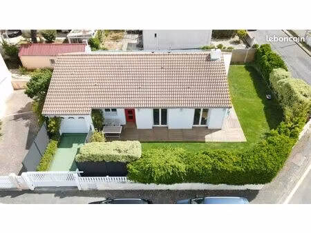 maison de plain pied en 2ème ligne de mer – centre-ville – tout a pied