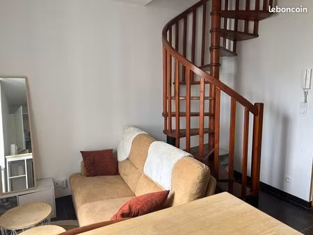 duplex meublé pont rousseau 23 m2
