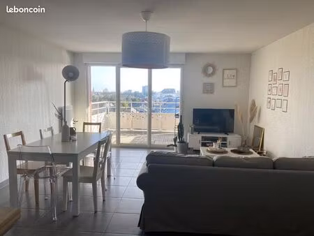 récent t3 lumineux et calme - 73m² - 2 places parking souterrain - locations