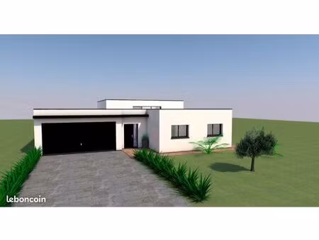 superbe maison de 150m2 habitable avec grand garage non mitoyenne