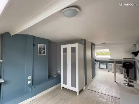 t1 mansardé lumineux - 28m² au sol - reims - 425 cc