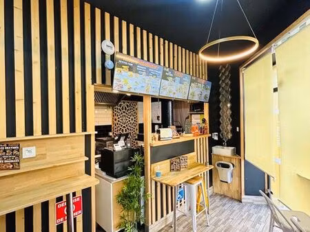 fond de commerce restauration état neuf. emplacement premium