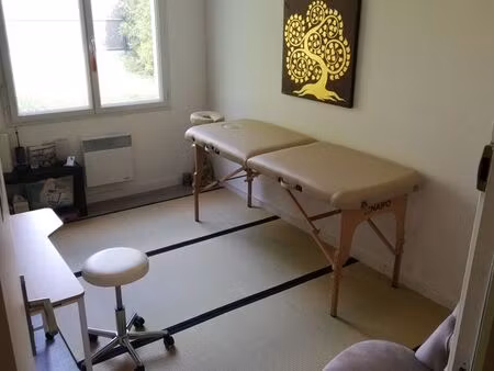 co-location salle de massages sur table ou futon