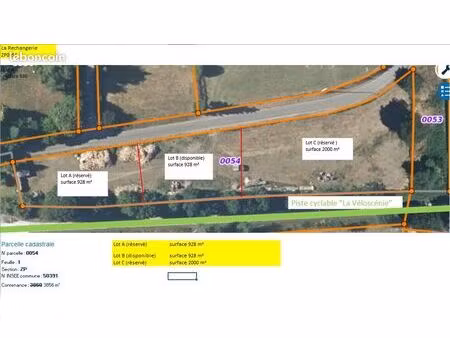 terrain à vendre à proximité de saint hilaire du harcouet (parigny)