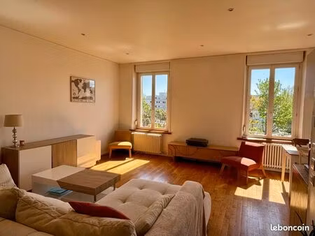 appartement lumineux 100m2 quartier rives de meurthe