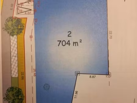 terrain 704 m² berne