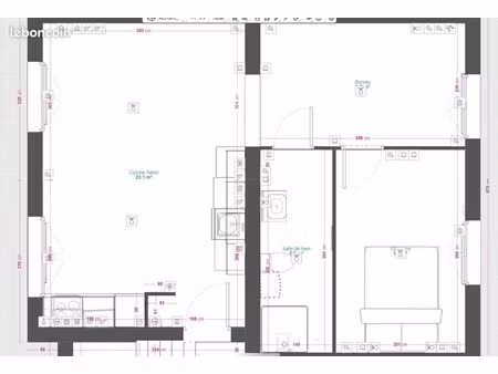 appartement meublé proche esch / belval