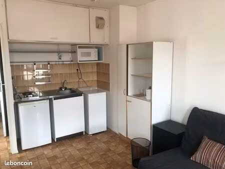 beau studio 25m2 meublé + parking proche gare et technopole