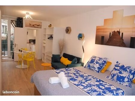 appartement 35m² quartier thermal avec terrasse et parking privatif