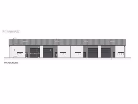 cellules d’activités-stockage  neuves 205 à 255 m² – proche coutances – disponibles 4ème t