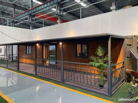 mobil-home 70 m² – 3 chambres – terrasse couverte – livraison incluse