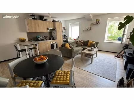 appartement t3 80m² centre-ville - fourmies – 2 chambres –