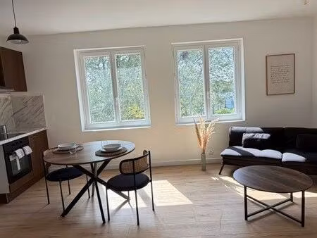 t2 meublé refait à neuf – hyper lumineux – maison de charme (2 lots)