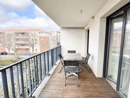 blagnac - t3 avec grande terrasse et parking