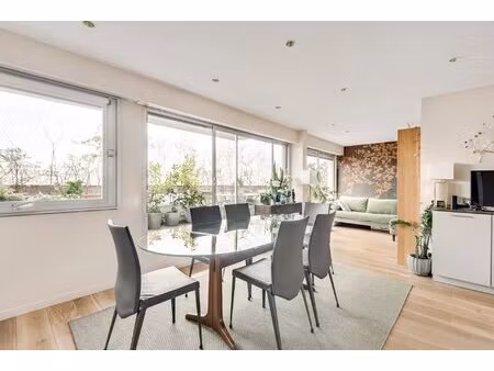 neuilly s/seine - ile de la jatte- duplex 3 pieces avec terrasses et vue degagee