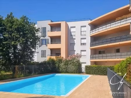 appartement moderne t2 avec piscine à fréjus caïs